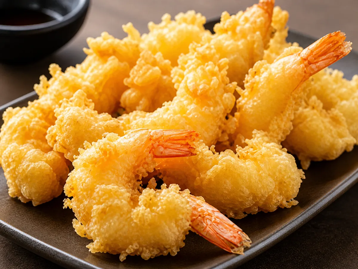 Gambas tempura