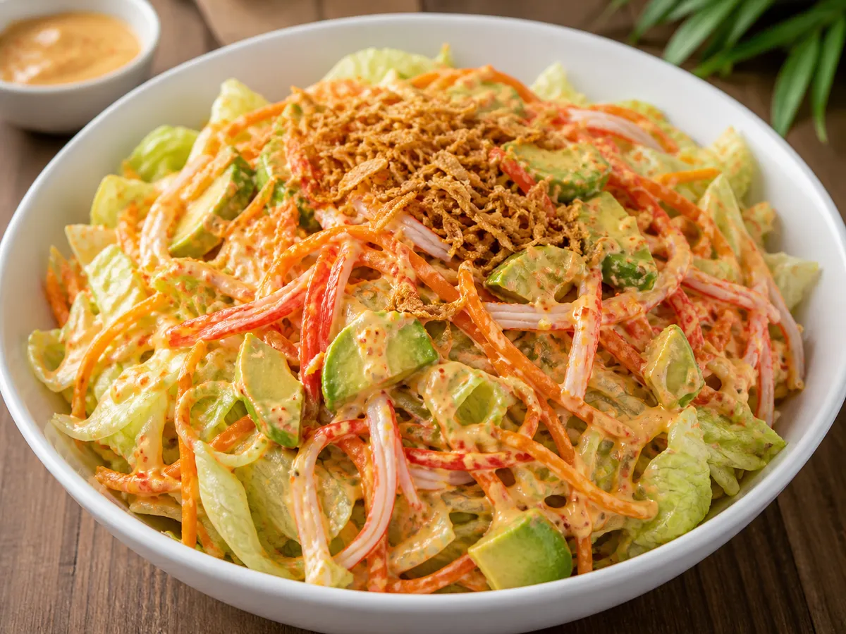Salade crazy crab