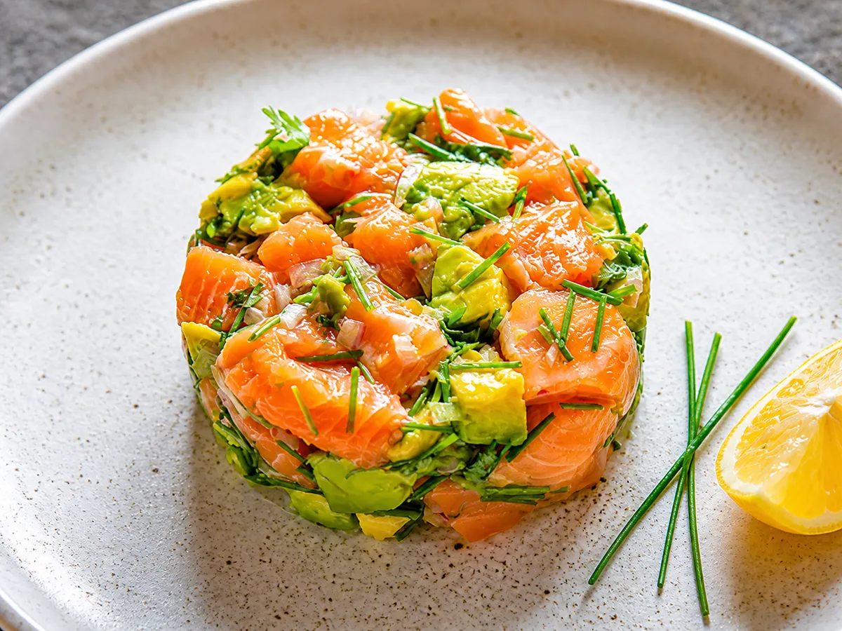 Tartare saumon avocat