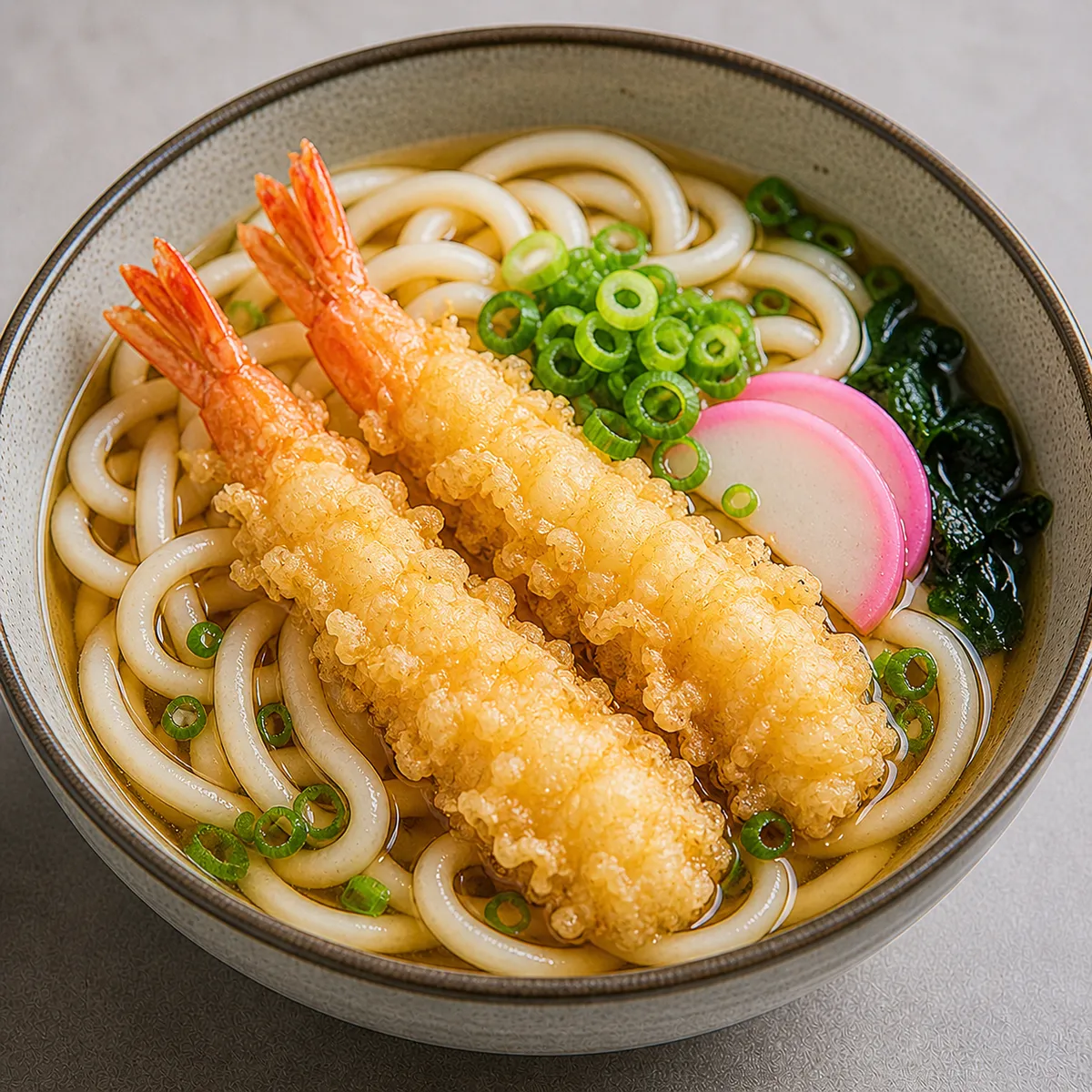 Tempura udon ramen
