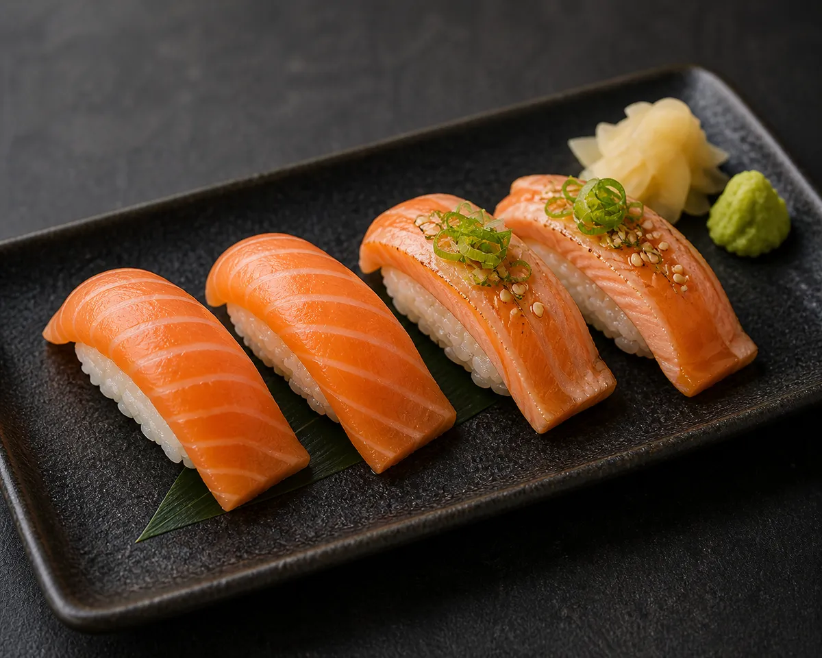 Nigiri saumon ou tataki