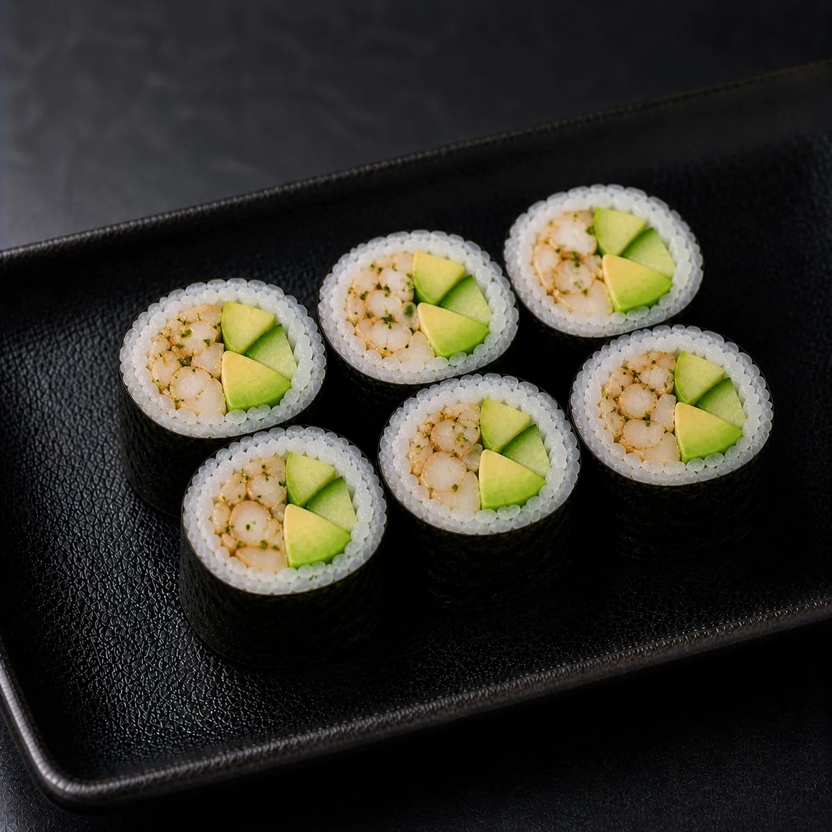Maki calamar à l'ail