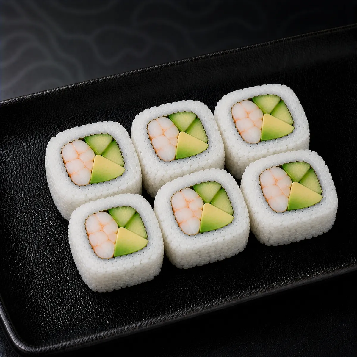 Snow roll crevette