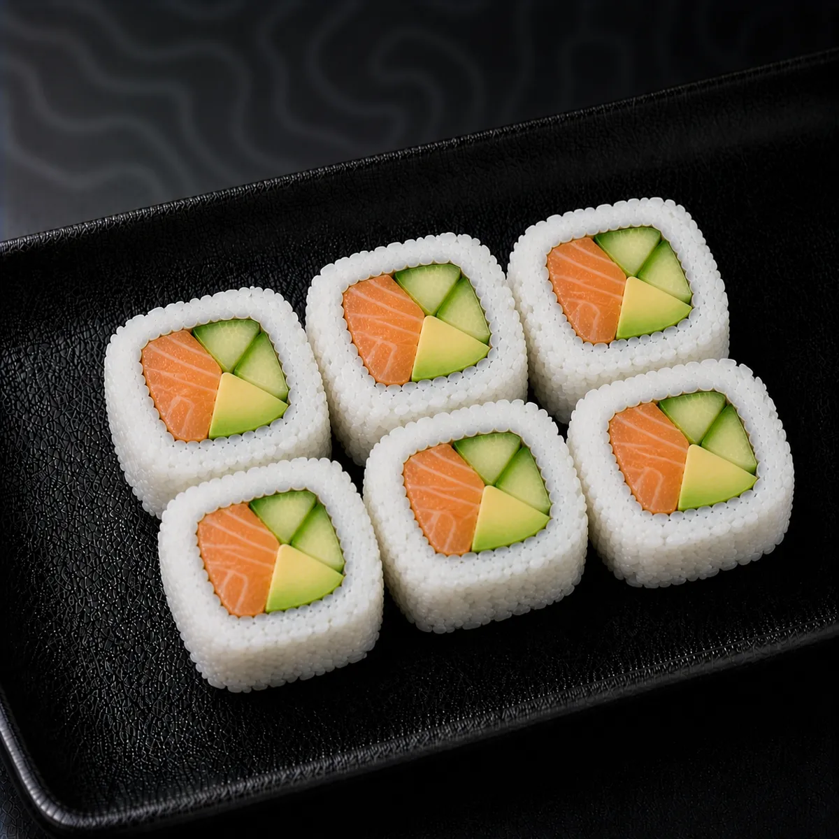Snow roll saumon