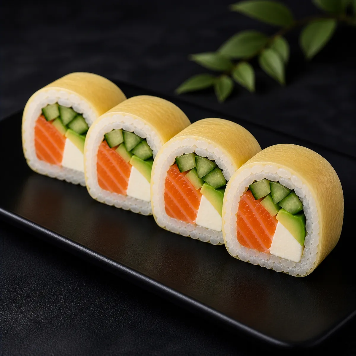 Soja roll saumon