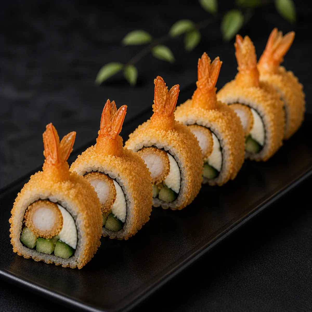 Crispy crevette tempura