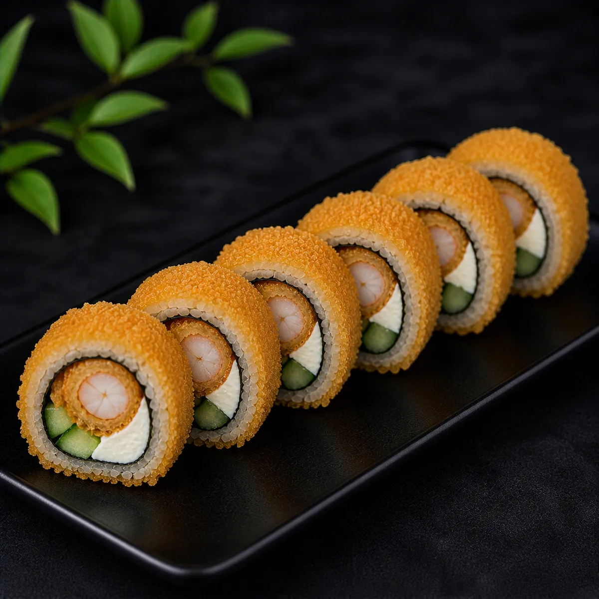 Crunchy crevette tempura