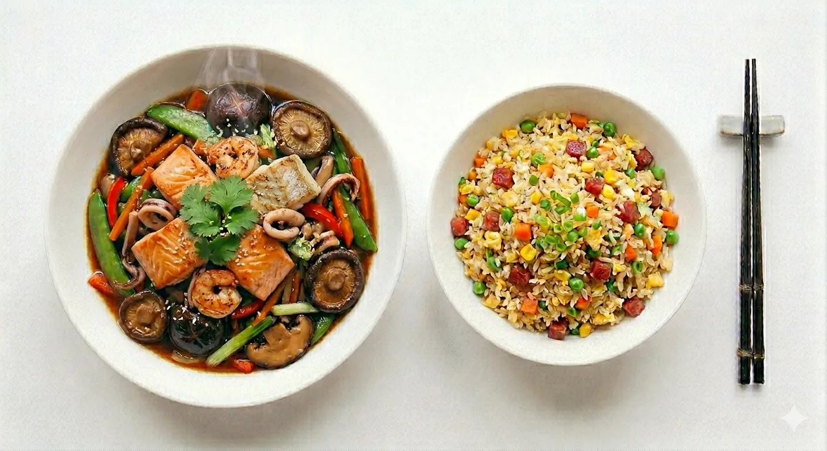 Seafood teppan