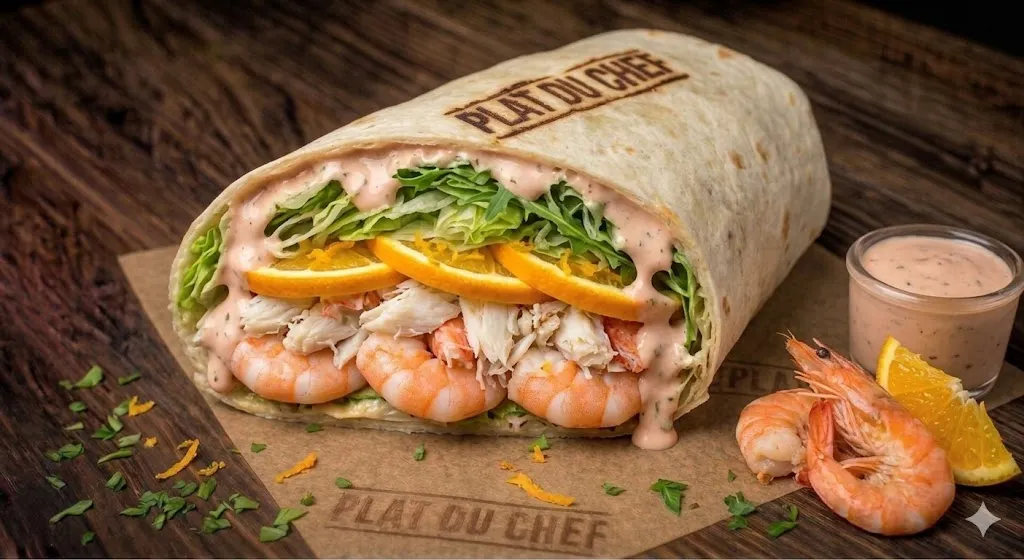 Crabe & Crevette Wrap
