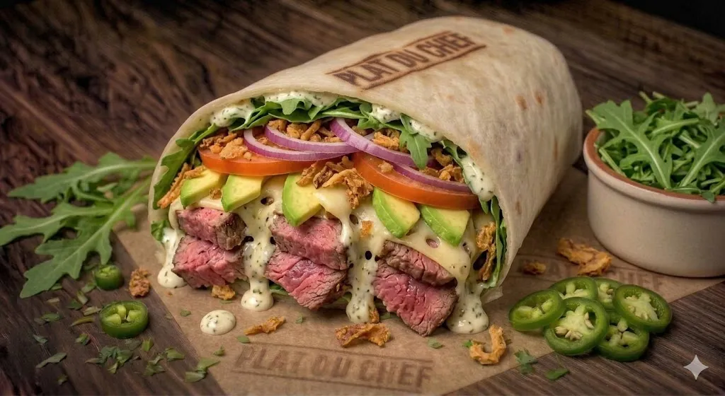Steak Cheese Wrap 