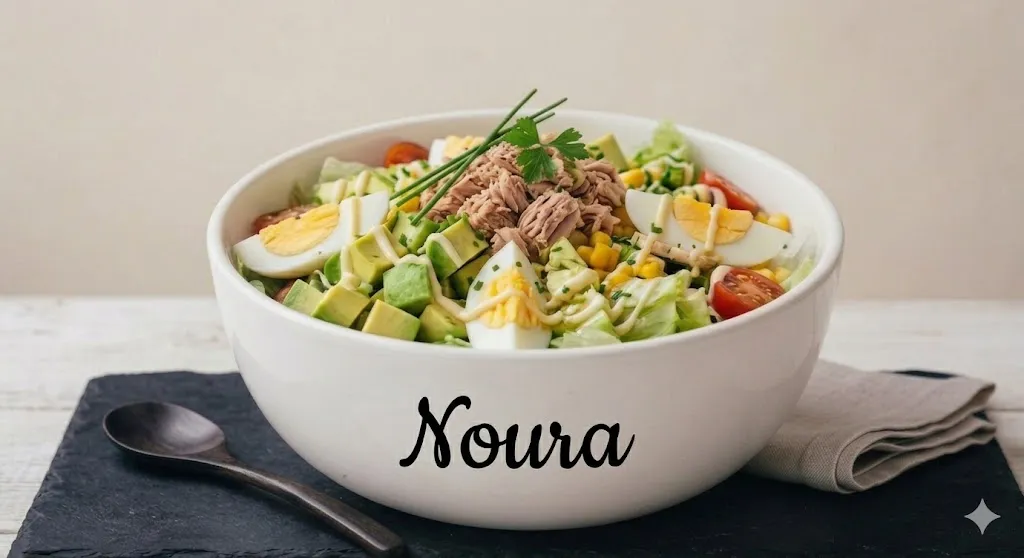 salade avocat oeuf au thon