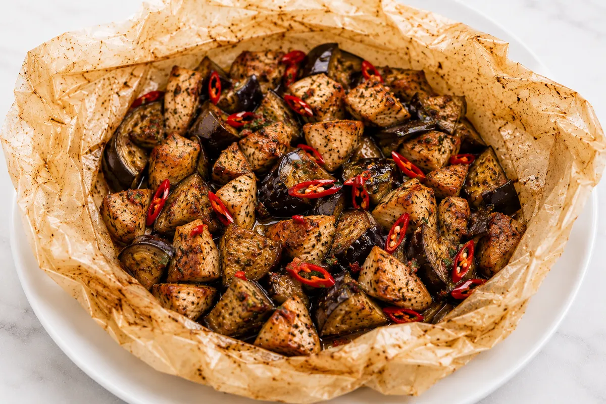 Demi poulet pimenté