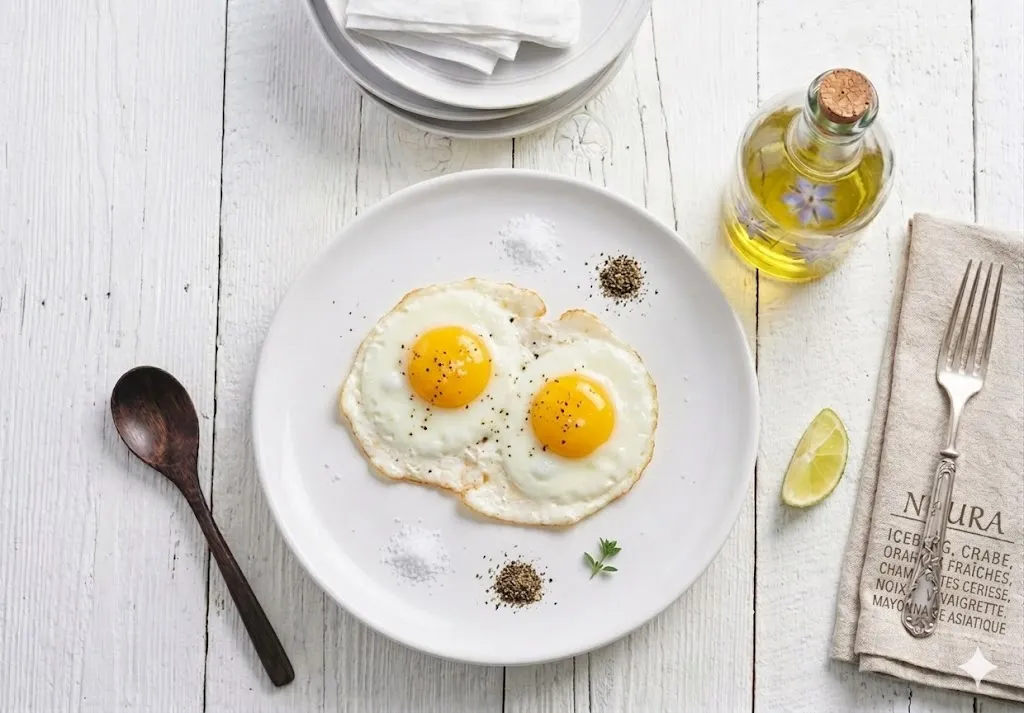 oeuf au plat nature