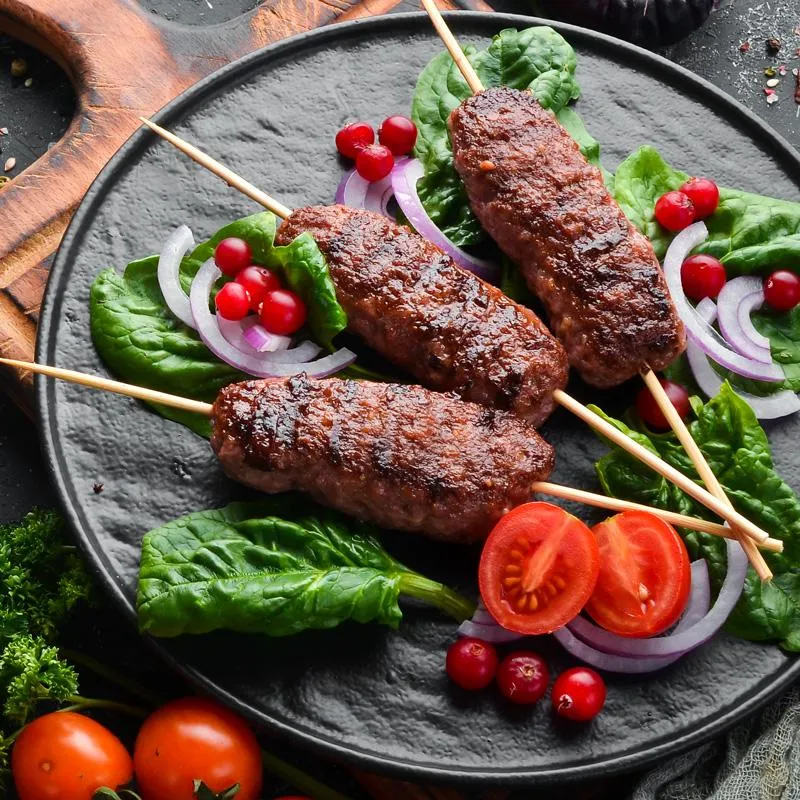 Brochette viande/kafta