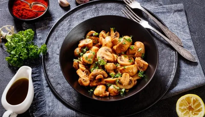 Assiette champignon