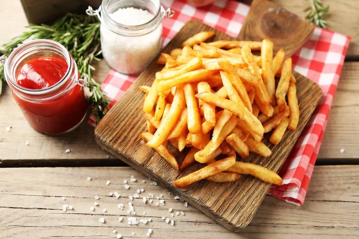 Assiette pomme de terre frites