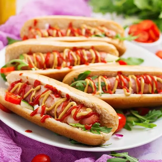 Sandwich hot dog