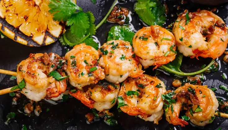 Brochette de Gambas