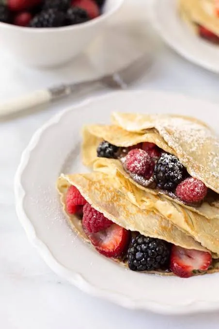 Crêpes  fruits 
