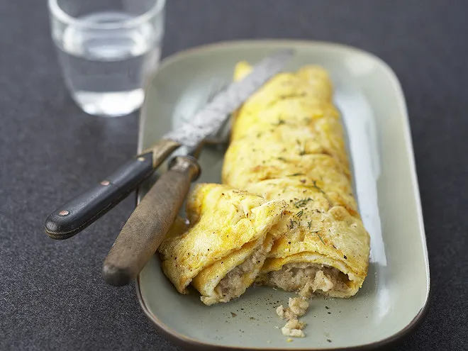 Omelette au thon