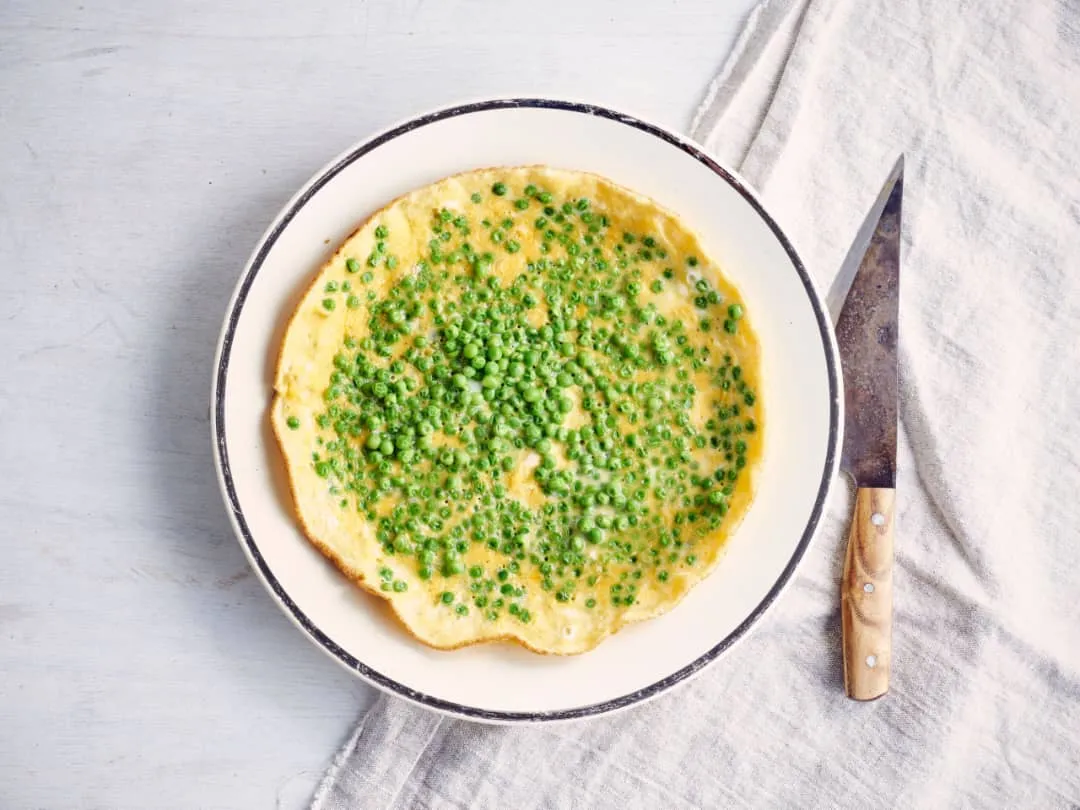 Omelette petit poids