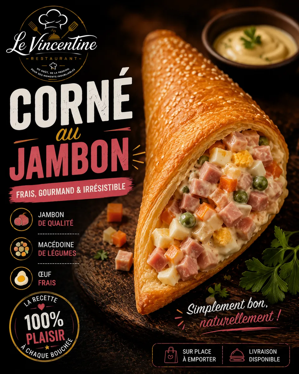 Corné au Jambon