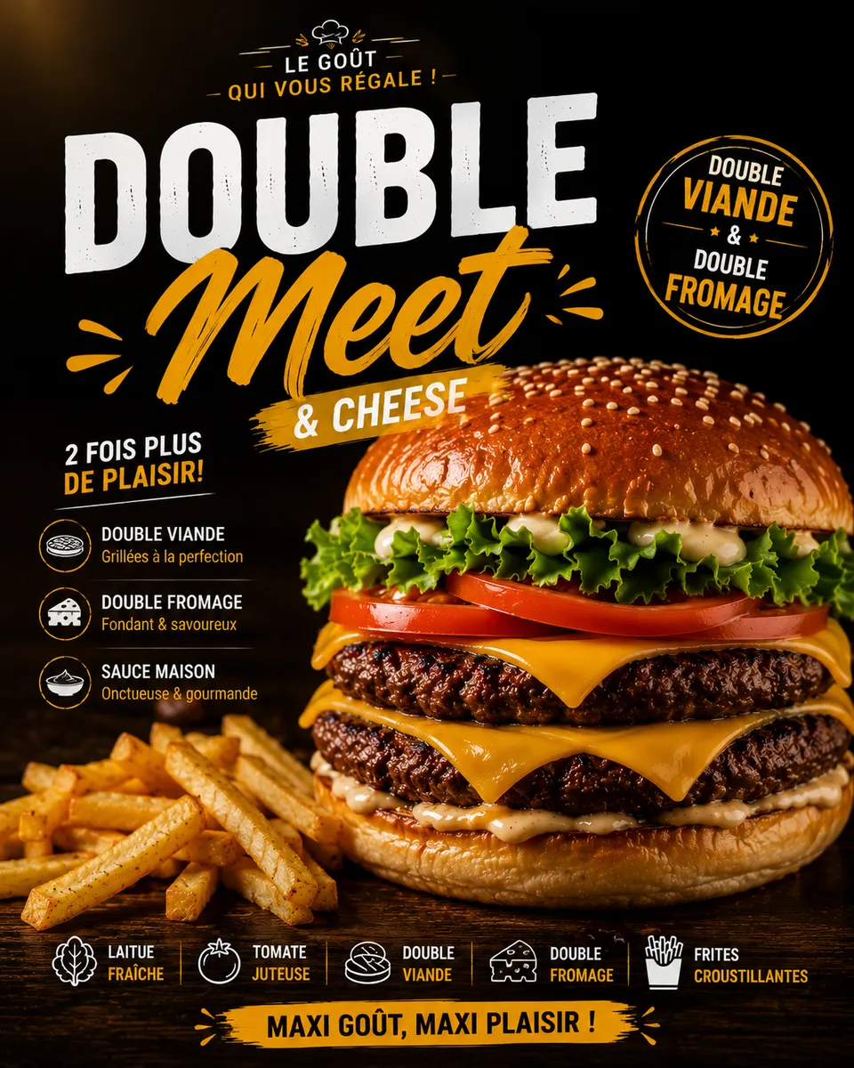 Double Meet & cheese