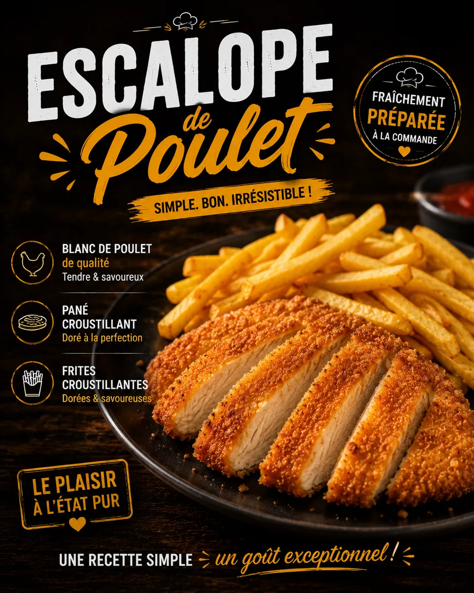 Escalope de poulet 