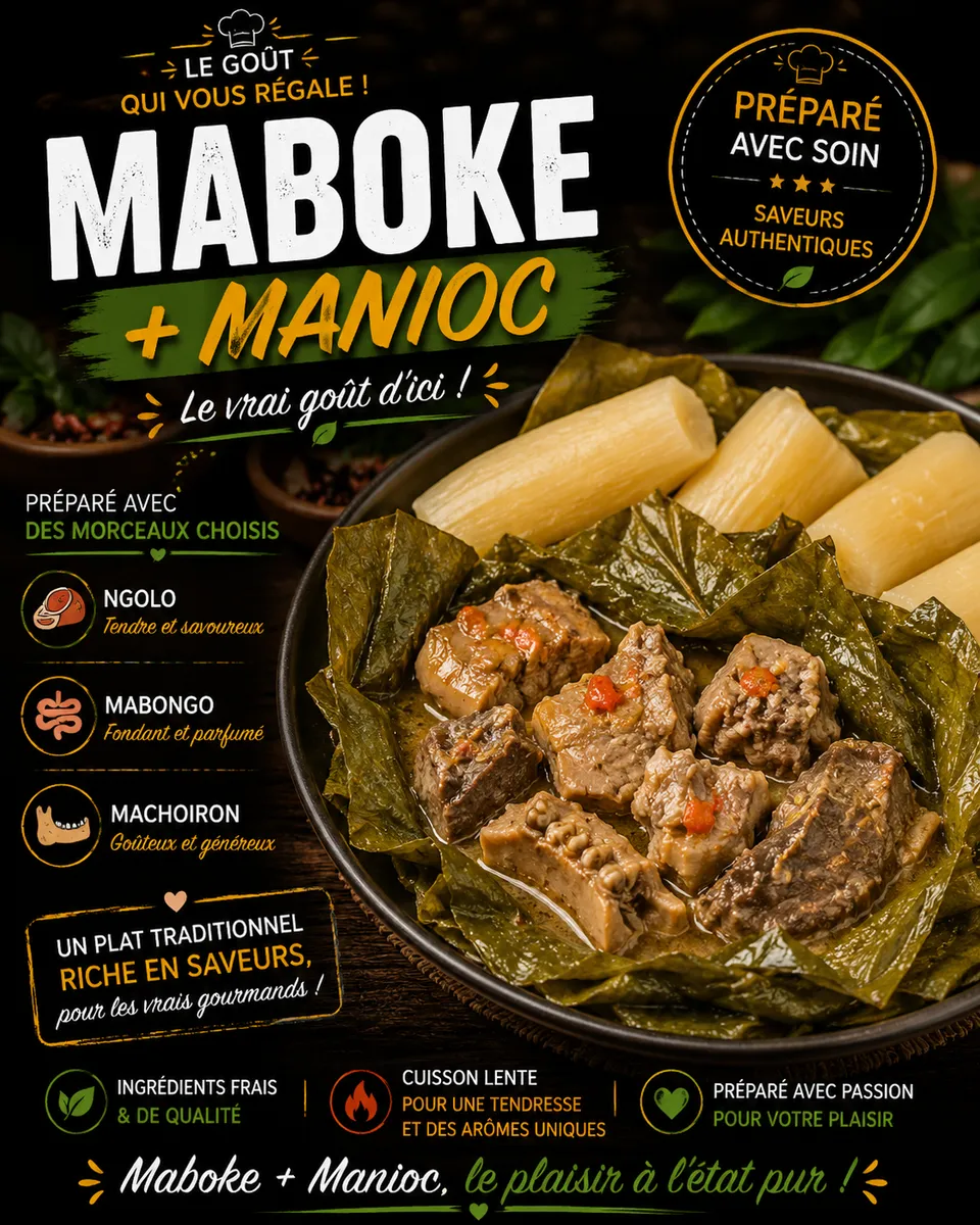 Maboke + manioc