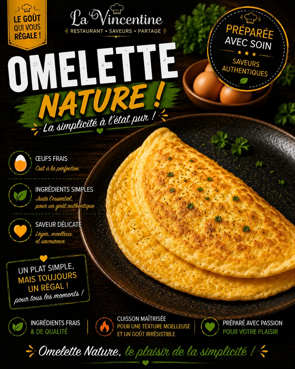 Omelette Nature