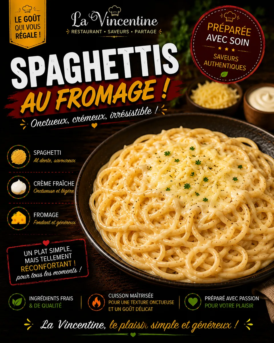 Spaghettis au Fromage