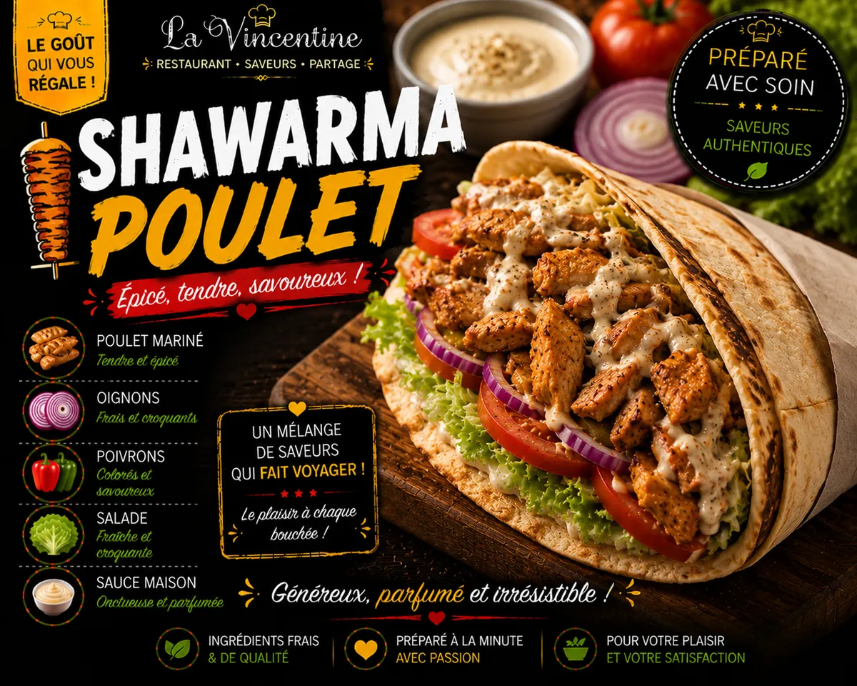Shawarma Poulet